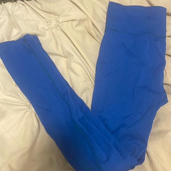 forever 21 blue leggings - Picture 3 of 4